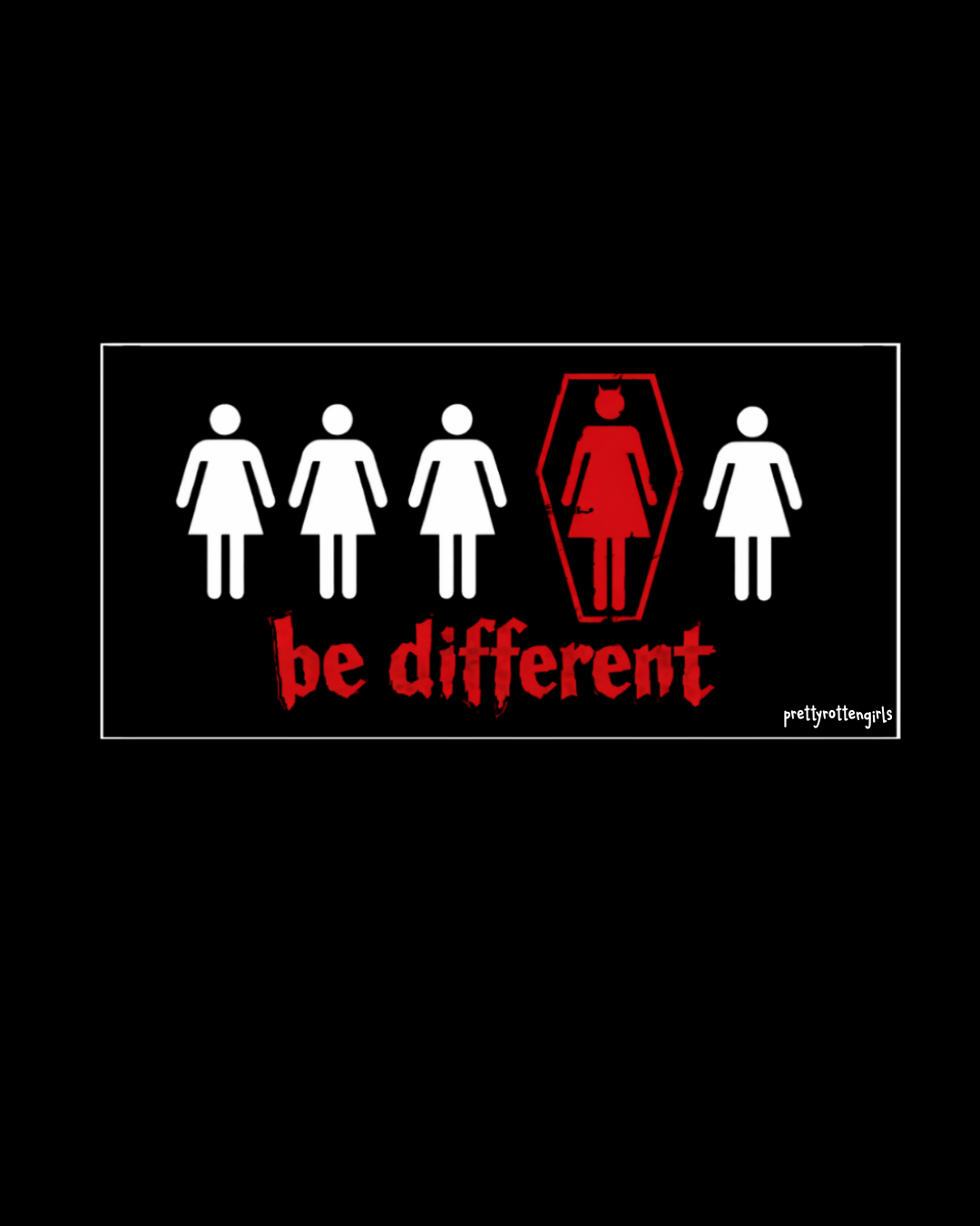 Be Different Murderdolls Sticker