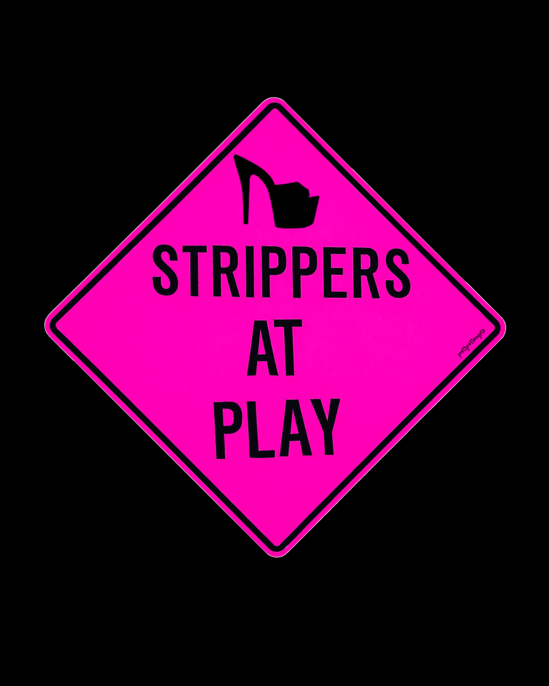 Strippers At Play Sticker