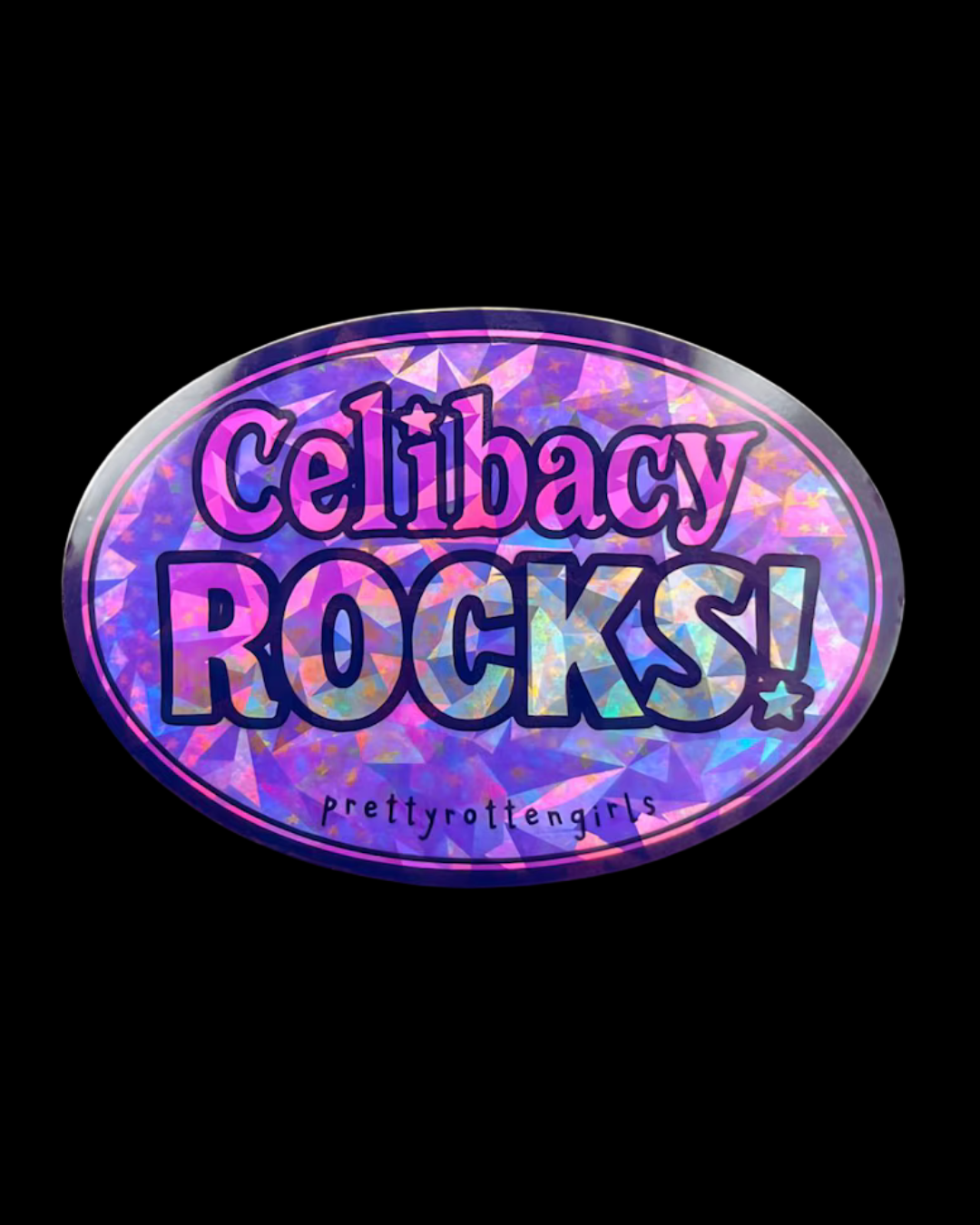 Celibacy Rocks Sticker