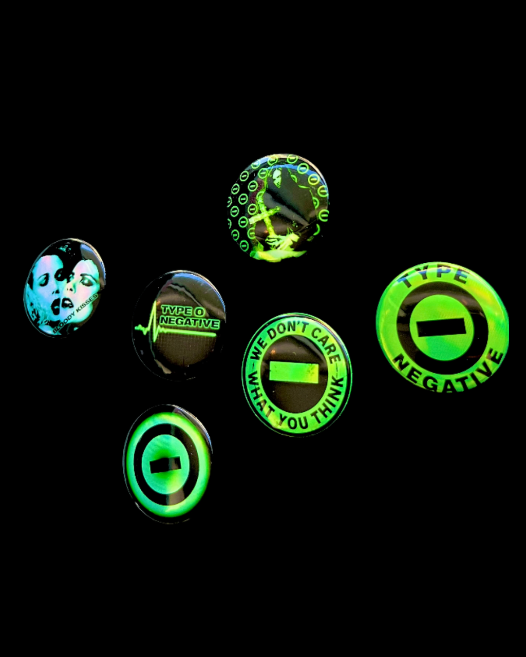 Type O Negative Pin Collection