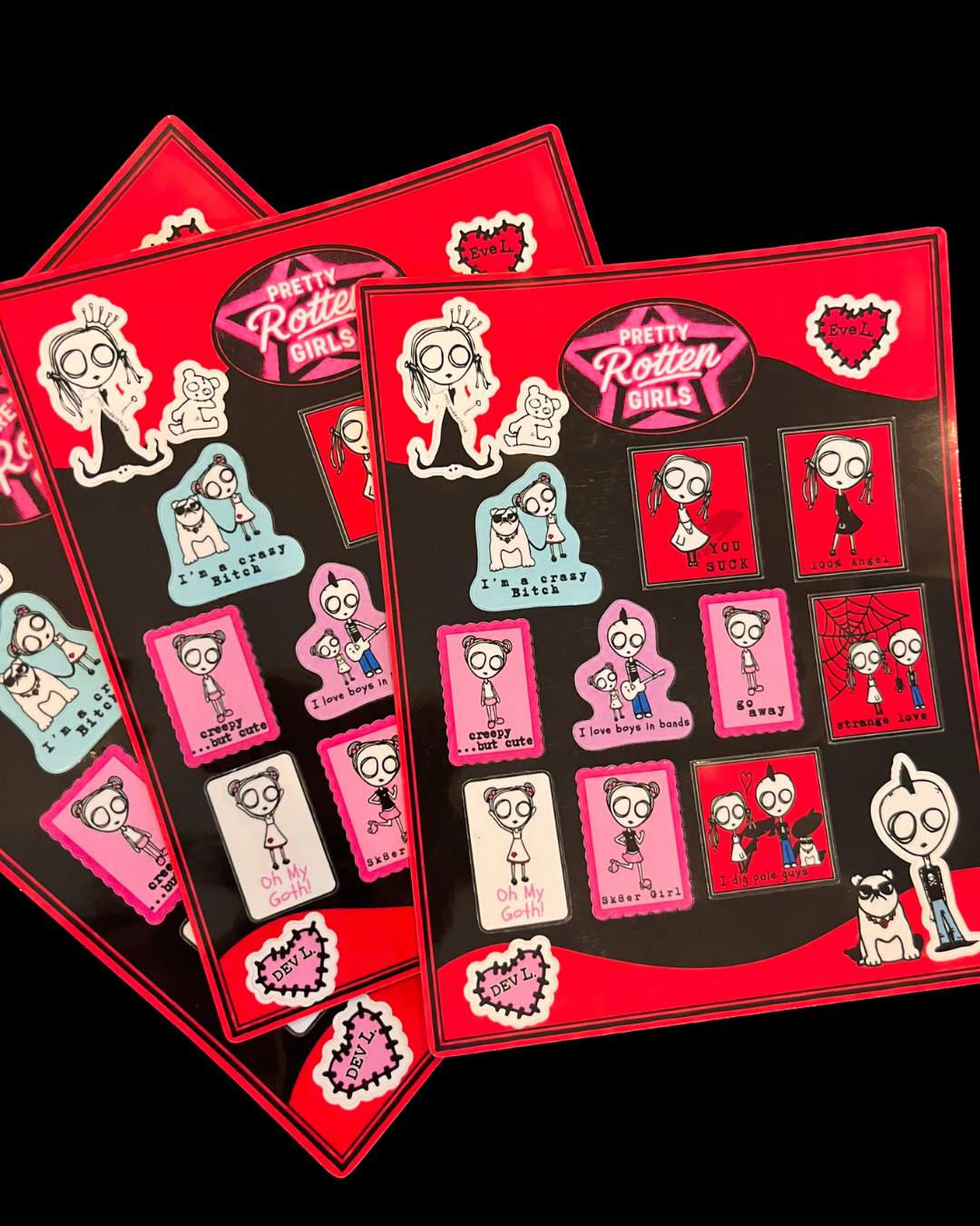 Retro Mall Goth Sticker Sheet