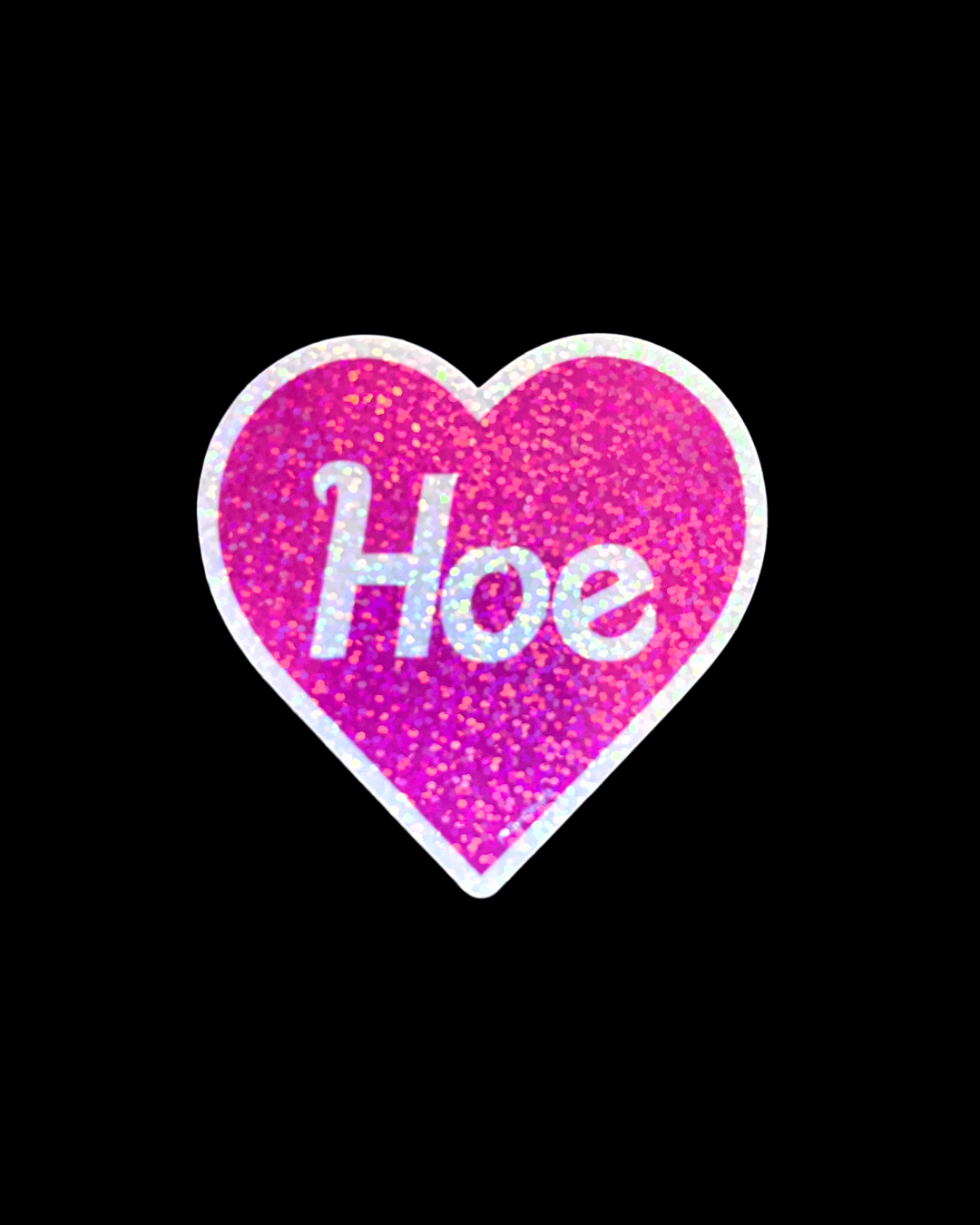 Hoe Heart Parody Sticker