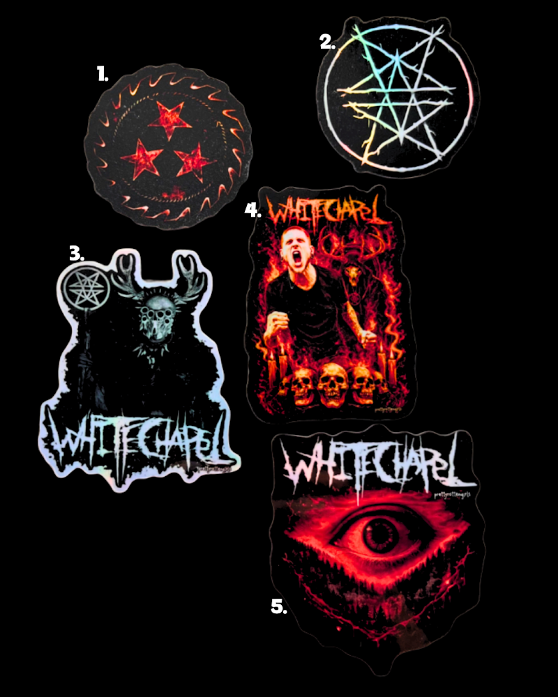 Whitechapel Holographic Stickers