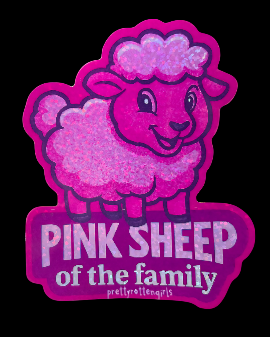 Pink Sheep of the Family Sticker