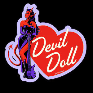 Devil Doll Sticker