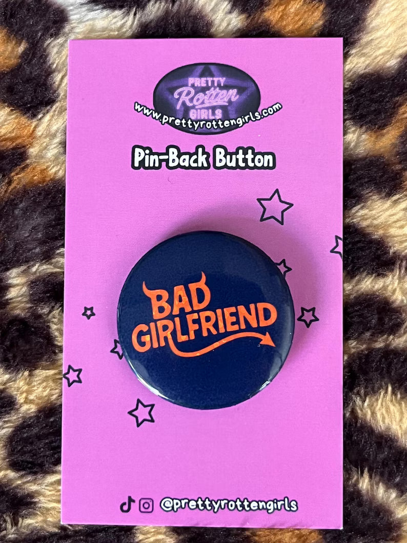 Bad Girlfriend Theory Sparkly Pin