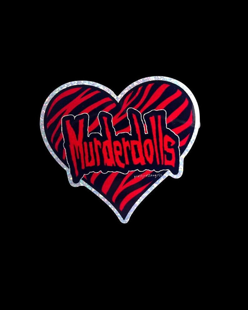 Murderdolls Heart Sticker