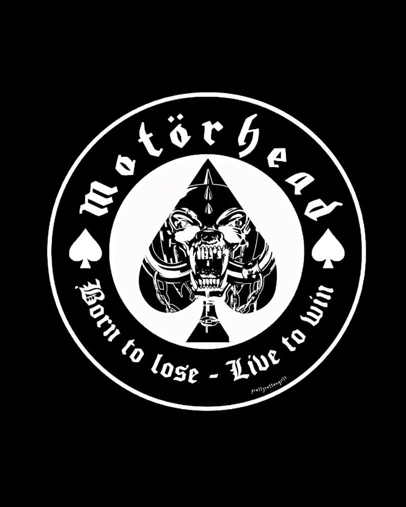Motörhead Born to Lose Live to Win Sticker