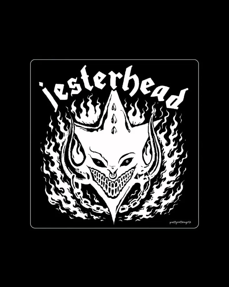 In Flames Jesterhead Skate Sticker