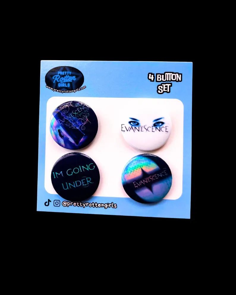 Evanescence 4-Pack Pins