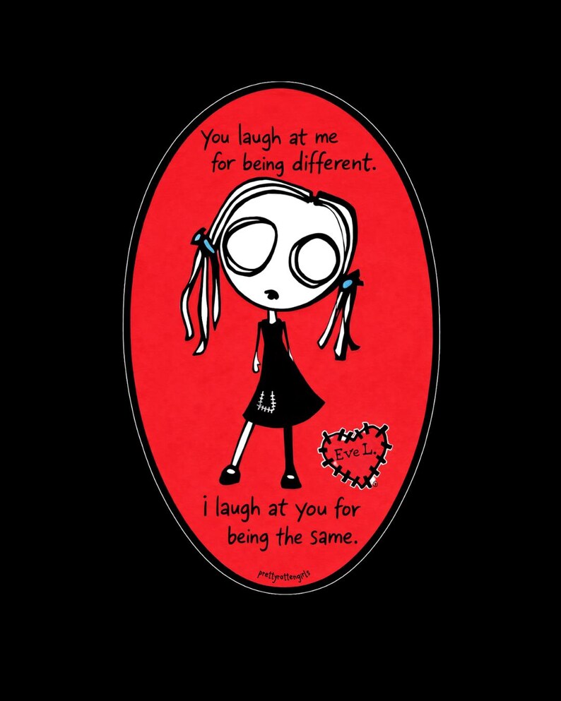 Eve L Mall Goth Nostalgia Sticker