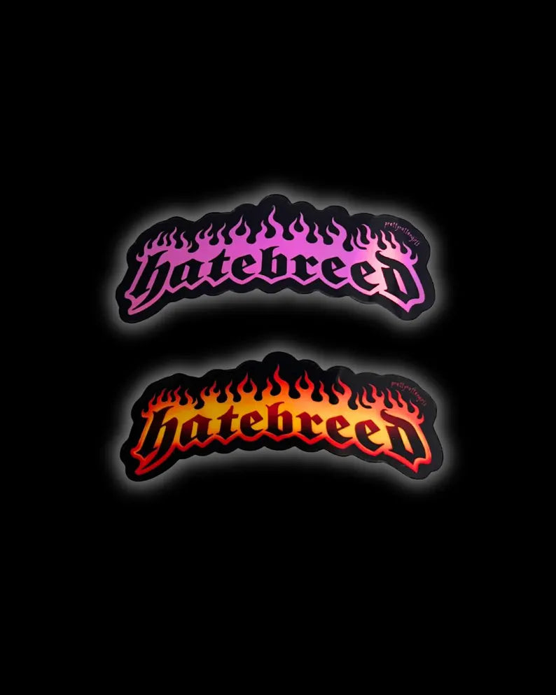 Hatebreed Flame Logo Sticker