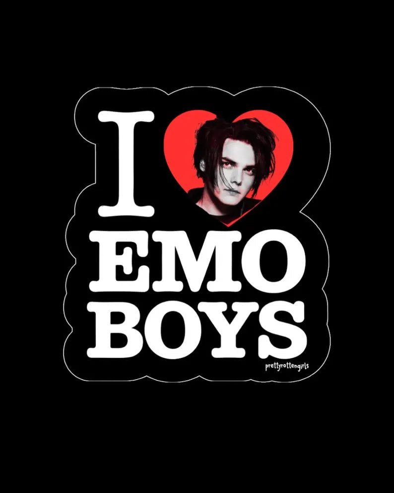 I Love Emo Boys Sticker Ft. Gerard