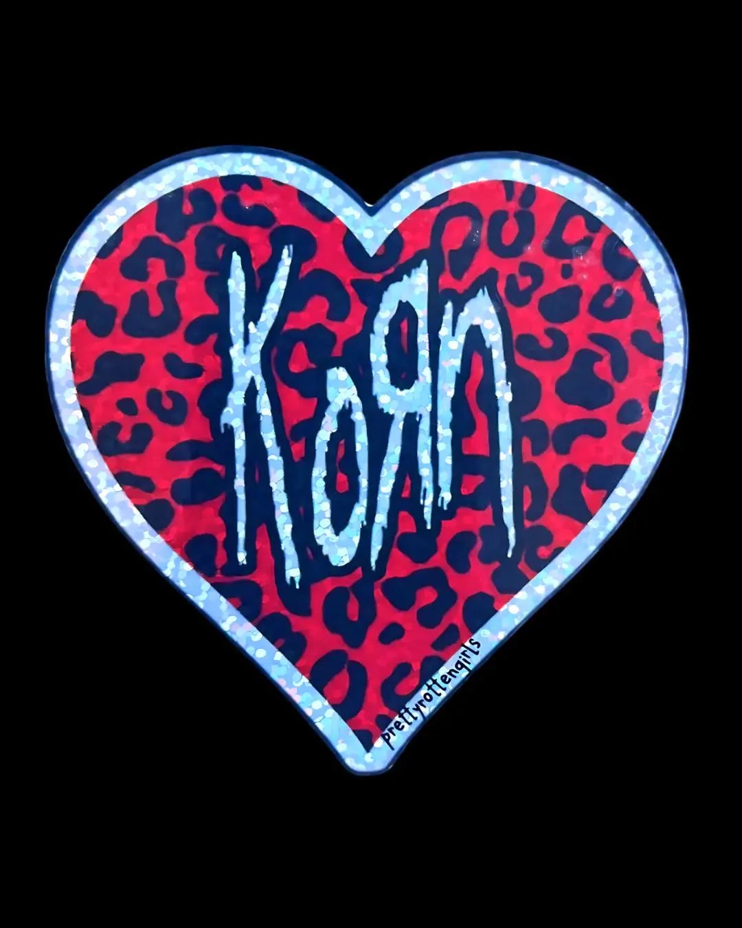 Korn Heart Sticker