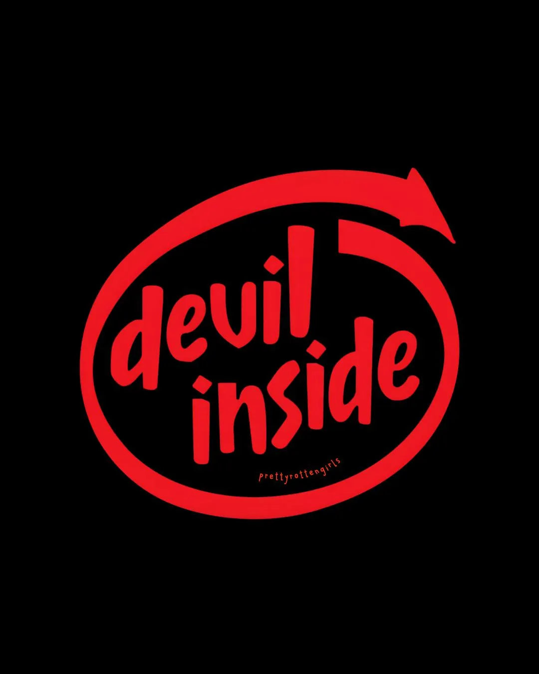 Devil Inside Sticker