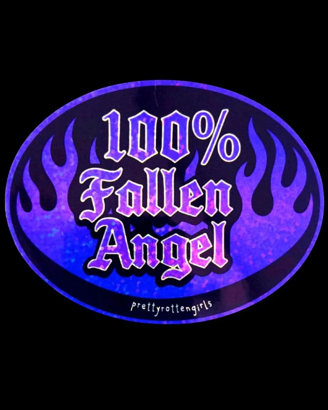 100% Fallen Angel Sticker
