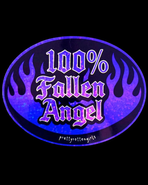 100% Fallen Angel Sticker