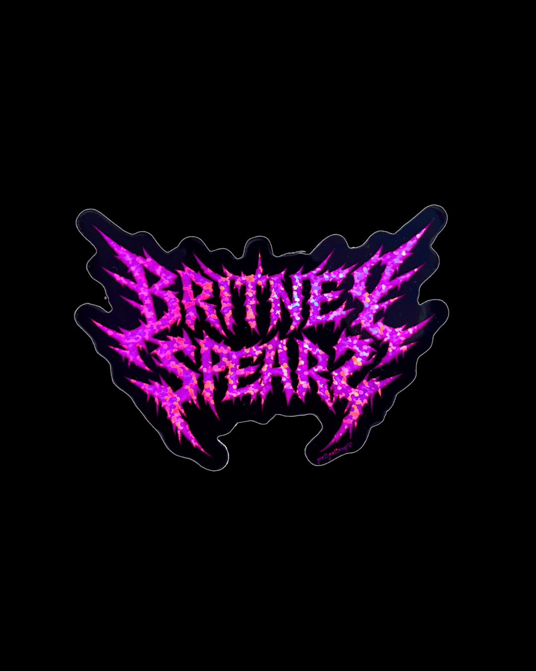 Britney Spears Deathcore Sticker