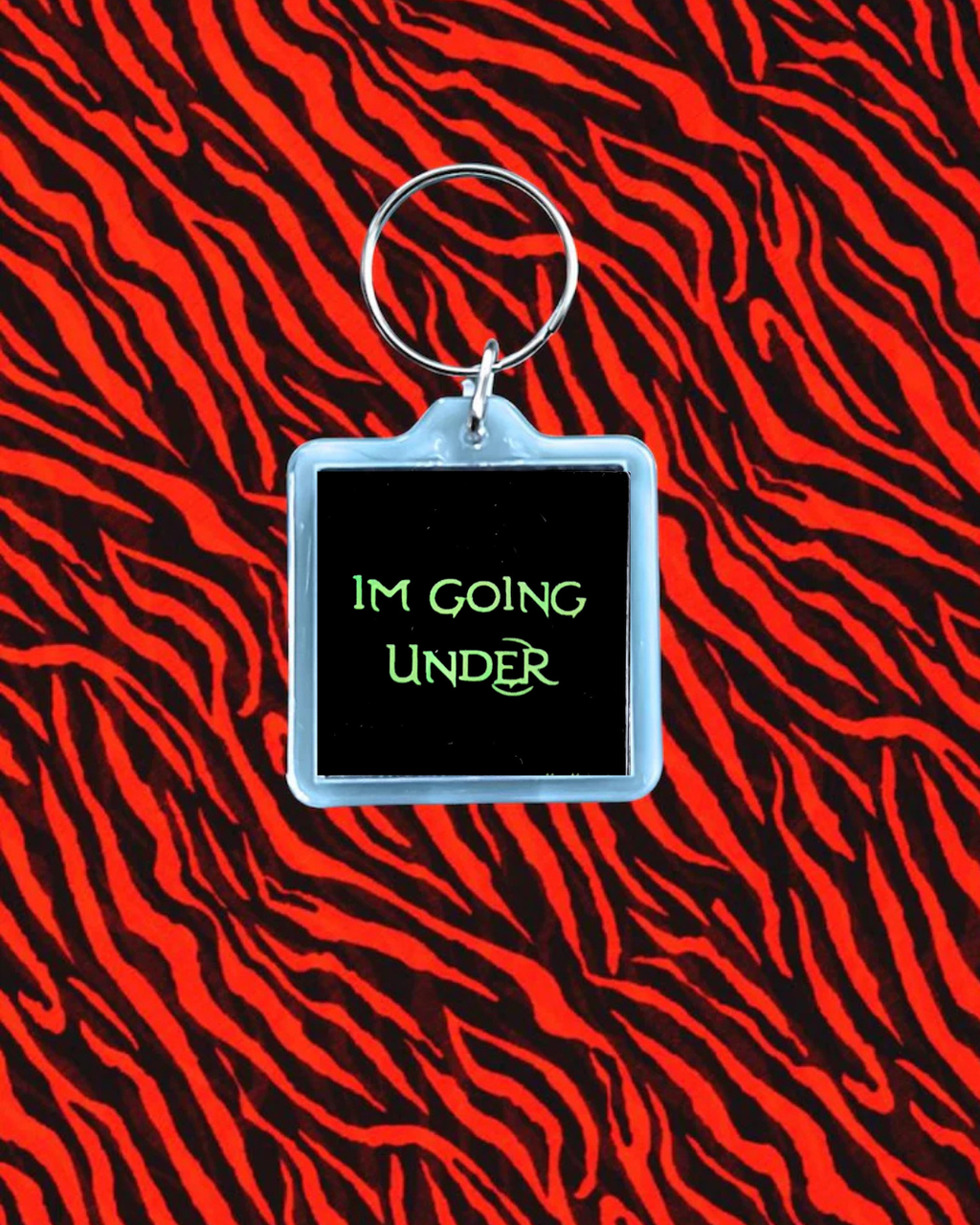 Evanescence Holo Going Under Keychain