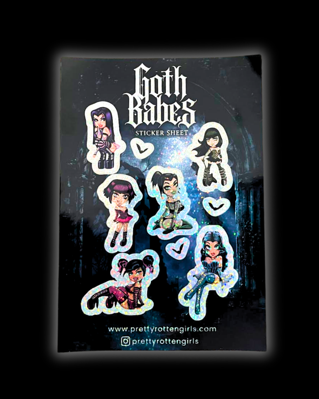 Goth and Succubus Babes Sticker Sheets